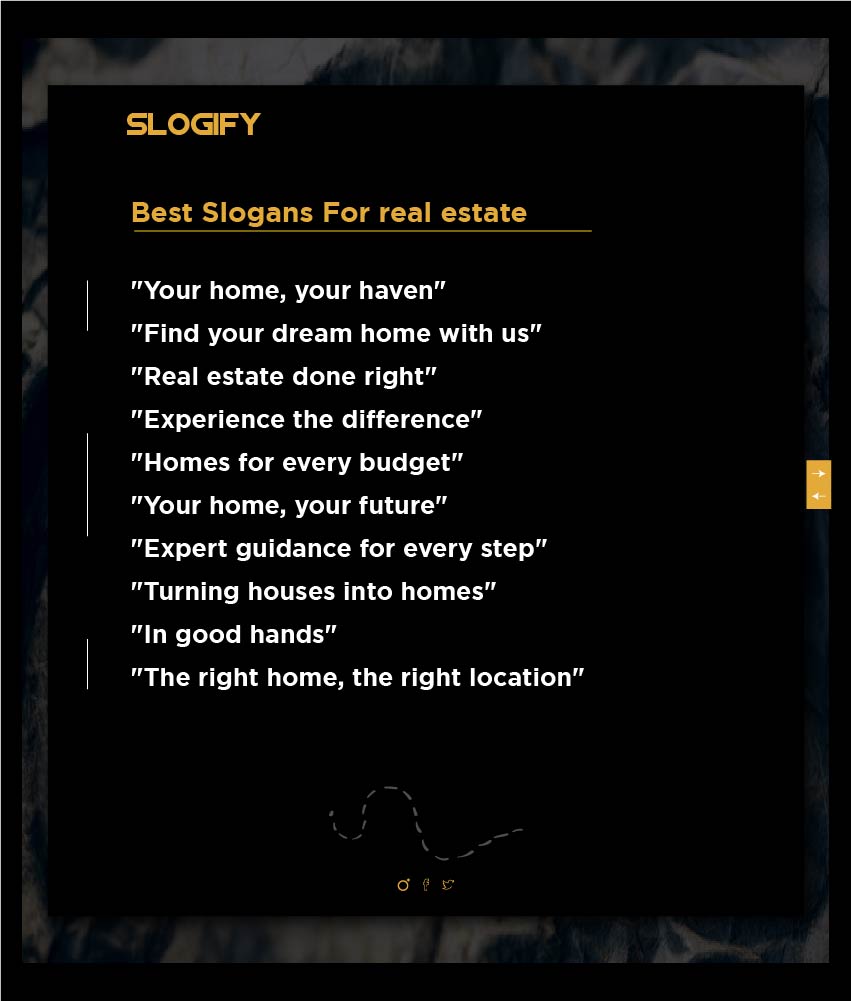 Catchy Real Estate Slogans