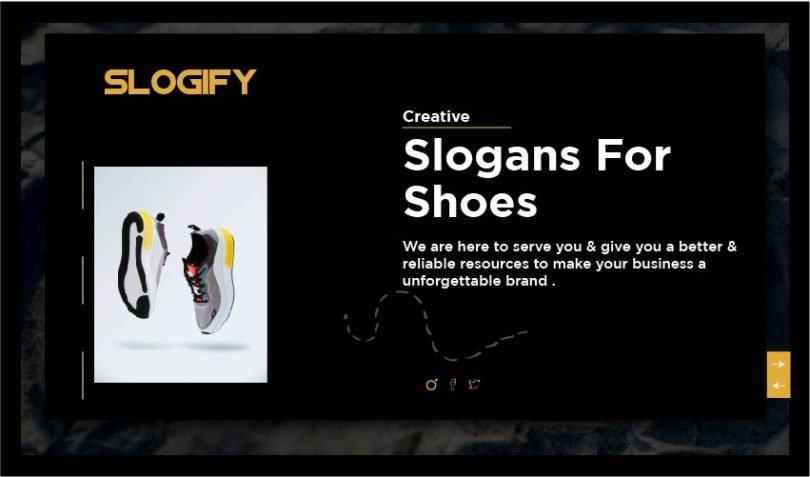 Slogan For Shoes