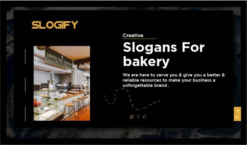 Slogan for Bakery