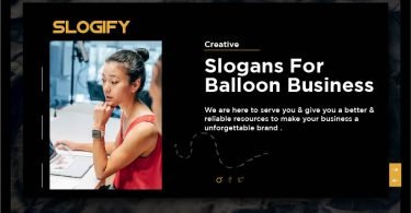 Slogan for Balloon Business