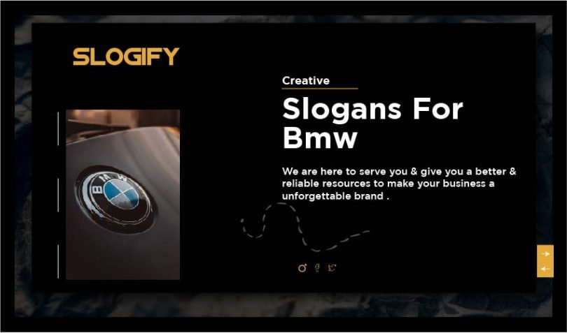 Slogan for Bmw