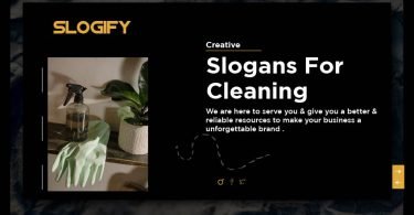 Slogan for Cleaning