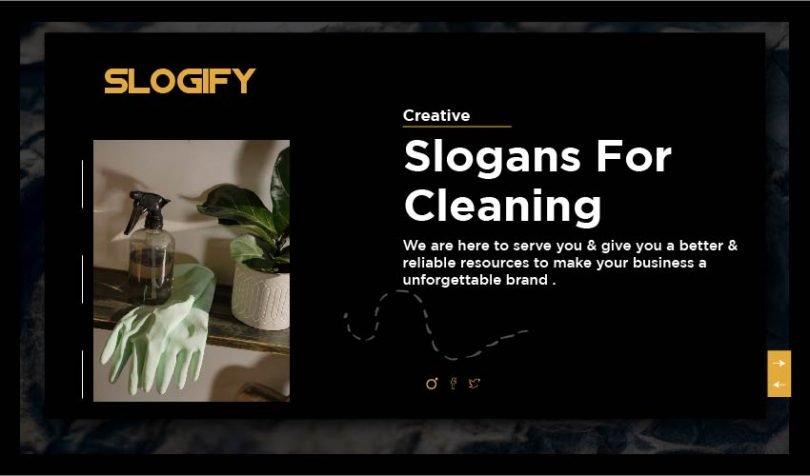 Slogan for Cleaning