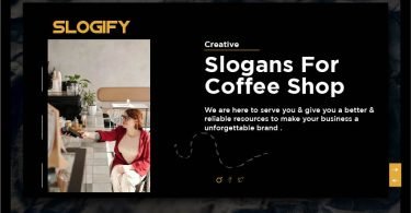 Slogan for Coffee Shop