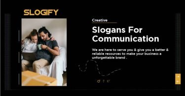 Slogan for Communication