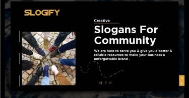 Slogan for Community