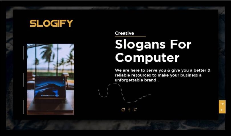 Slogan for Computer