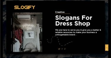 Slogan for Dress Shop