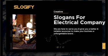 Slogan for Electrical Company