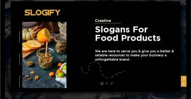 Slogan for Food Products