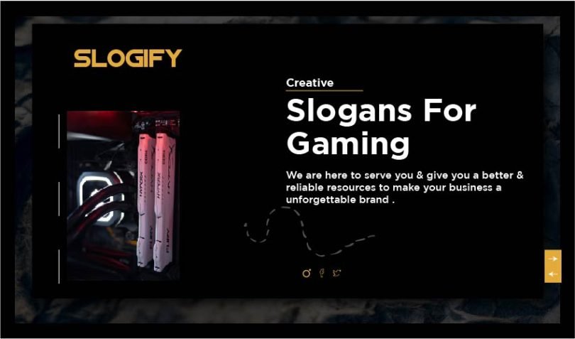 Slogan for Gaming