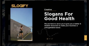 Slogan for Good Health