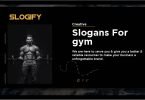 Slogan for Gym