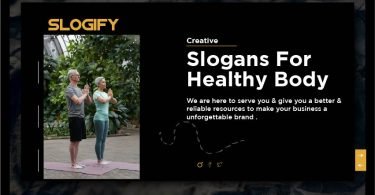 Slogan for Healthy Body