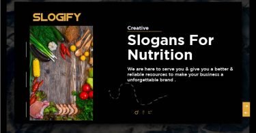 Slogan for Nutrition