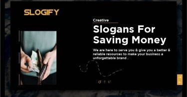 Slogan for Saving Money