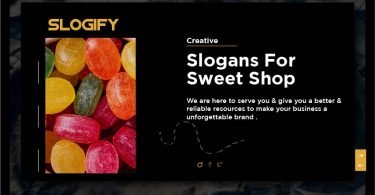 Slogan for Sweet Shop