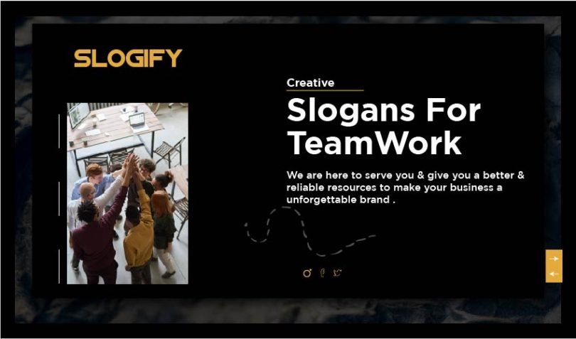 Slogan for Teamwork