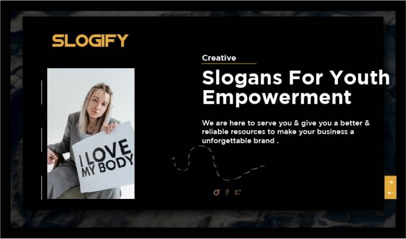 Slogan for Youth Empowerment