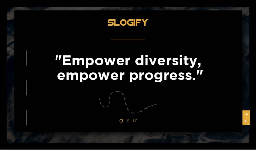 Slogan on unity in diversity