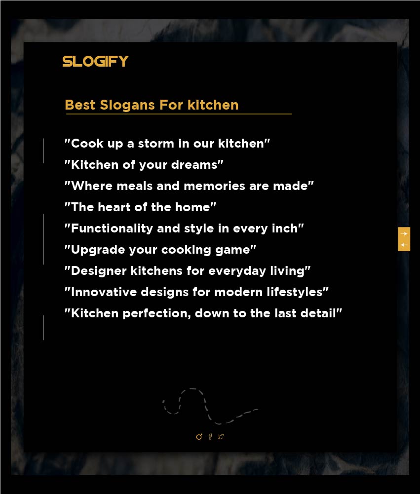 kitchen taglines