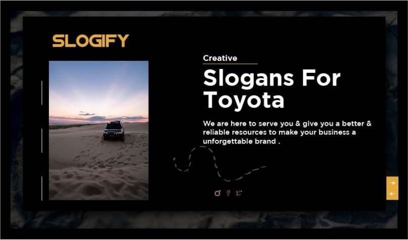 slogan for Toyota