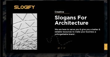 slogan for architecture