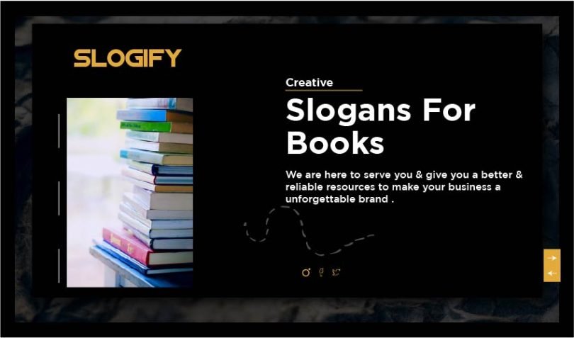 slogan for book