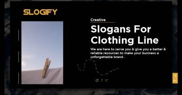 slogan for clothing line