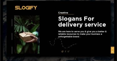 slogan for delivery service