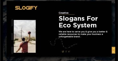 slogan for ecosystem