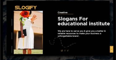 slogan for educational institute