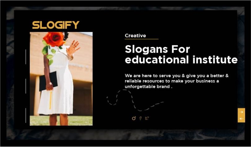 slogan for educational institute
