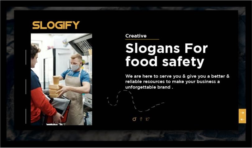 slogan for food safety