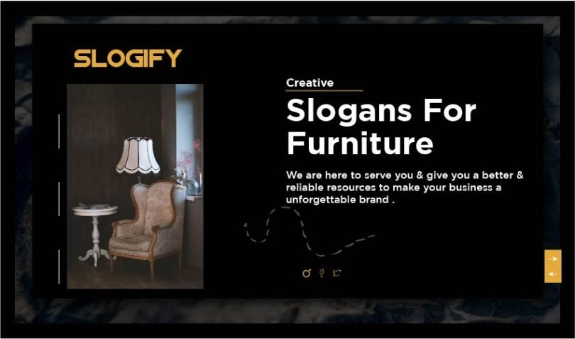 slogan for furniture