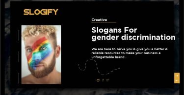 slogan for gender discrimination