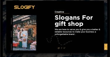 slogan for gift shop