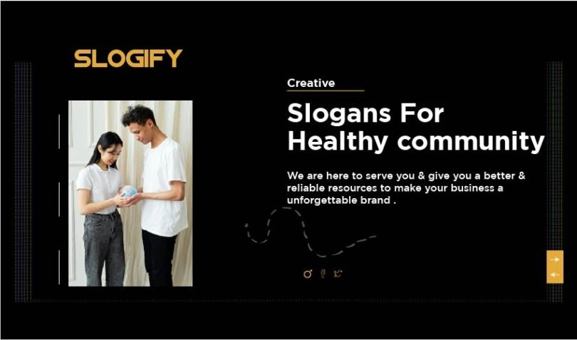 slogan for healthy community