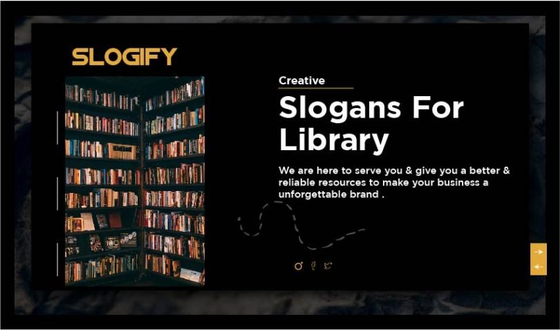 slogan for library