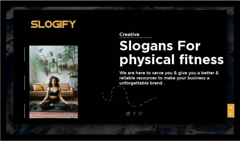 slogan for physical fitness