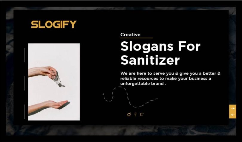 slogan for sanitizer