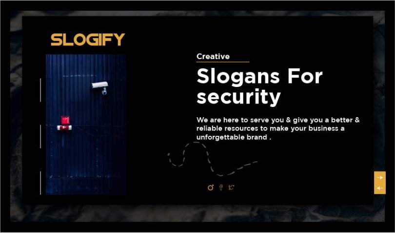 slogan for security