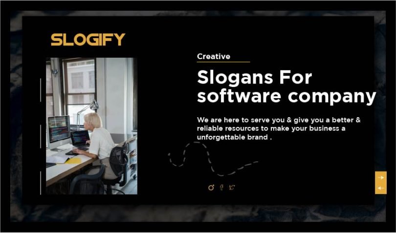 slogan for software company