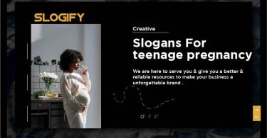 slogan for teenage pregnancy