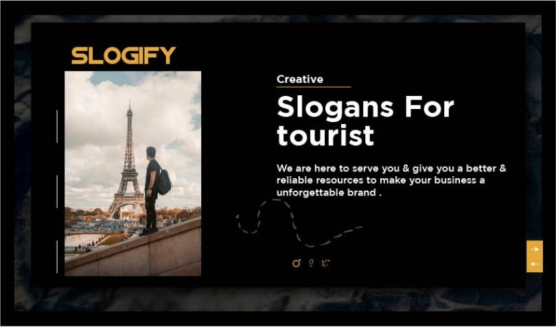 slogan for tourist