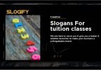 slogan for tuition classes