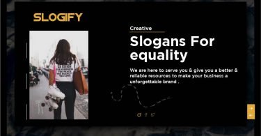 slogans for equality