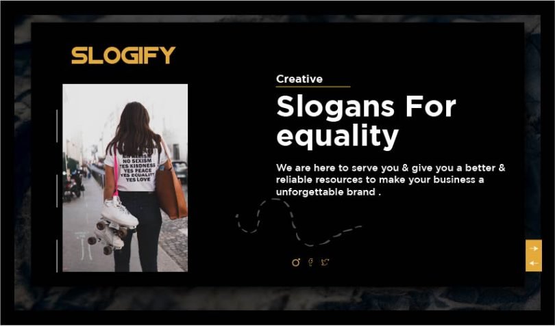 slogans for equality