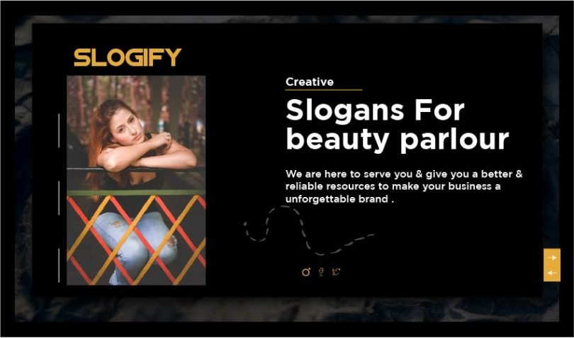 Slogan for Beauty Parlour