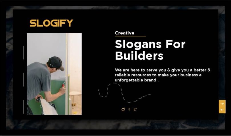 Slogan for Builders